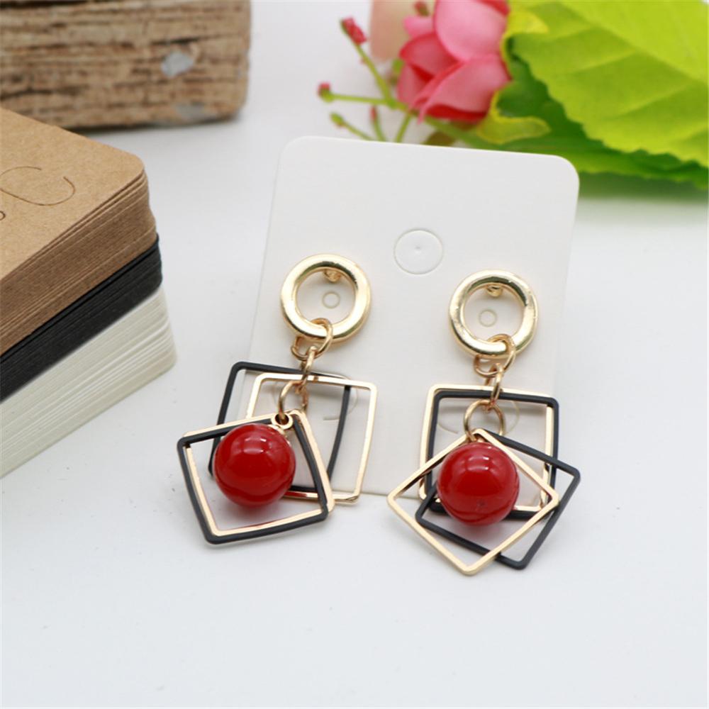 EUTUS Set 100 Thẻ Trưng Bày Bông Tai DIY Thời Trang