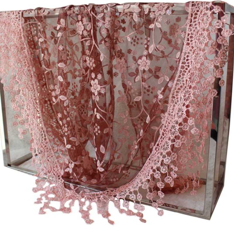 Youyo Khăn Choàng Ren Mỏng Hình Tam Giác In Hoa Cho Nhà Thờ Mantilla