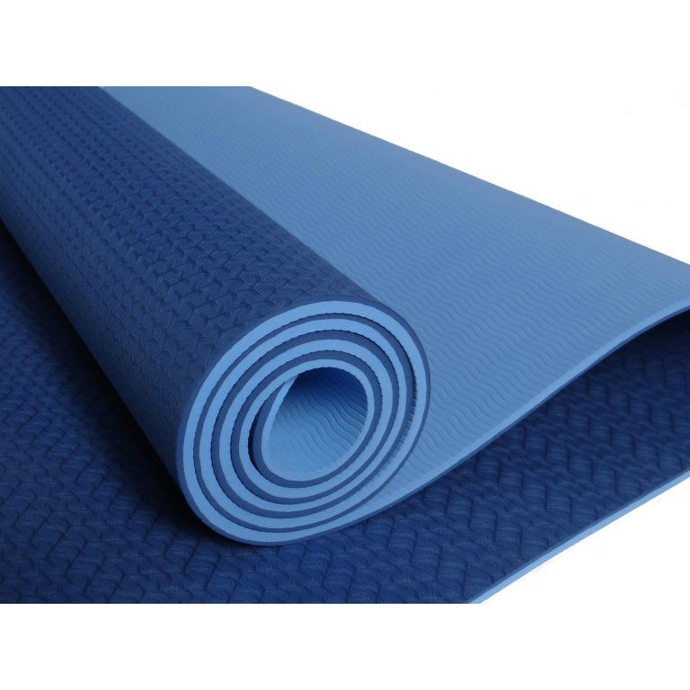 Thảm Tập Yoga 6mm 2 Lớp Cao Cấp, Thảm Yoga TPE 2 Lớp Cao Cấp Chống Trượt, Thảm Tập  Gym Yoga Pilates, Thảm Yoga TPE