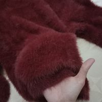 (Xã Kho) Áo len lông thỏ cao cổ