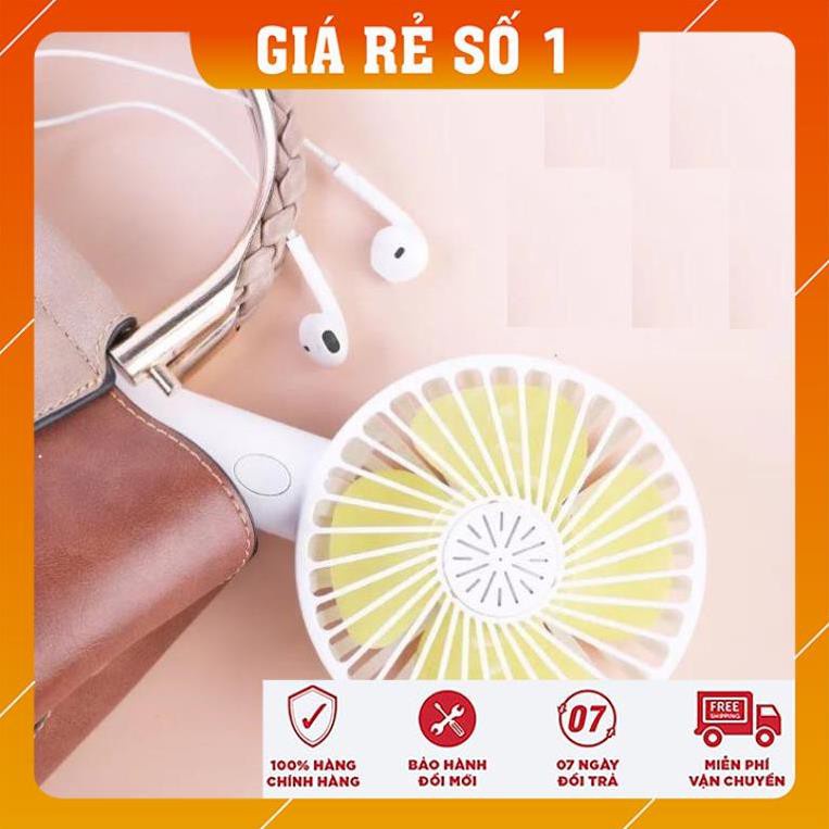 Quạt Tích Điện Cầm Tay, Quạt Tích Điện Toả Hương Mini Sử Dụng Đến 5 Giờ (Hàng Cao Cấp Bảo Hành 3 Tháng)