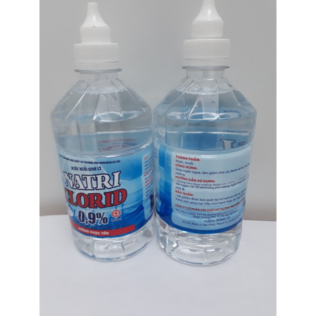 Nước muối sinh lý natri clorid 500ml, 1000ML - Linh Chi Pharmacy