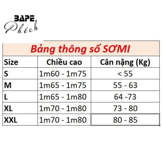 Áo sơ mi nam tay dài  trơn có túi  đủ màu BAPE PHẾCH-778, vải lụa mềm, ít nhắn - hàng chính hãng | BigBuy360 - bigbuy360.vn