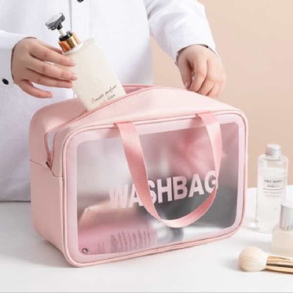 Set 3 túi đựng mỹ phẩm, đồ trang điểm du lịch chống thấm nước Washbag loại dày đẹp