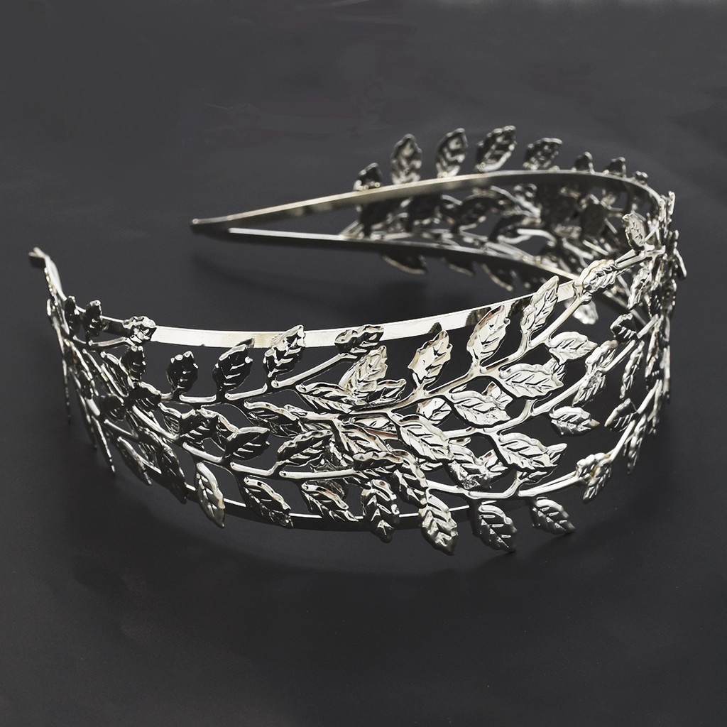 Băng Đô Cài Tóc Hình Lá Bằng Hợp Kim Thời Trang Dành Cho Nữ