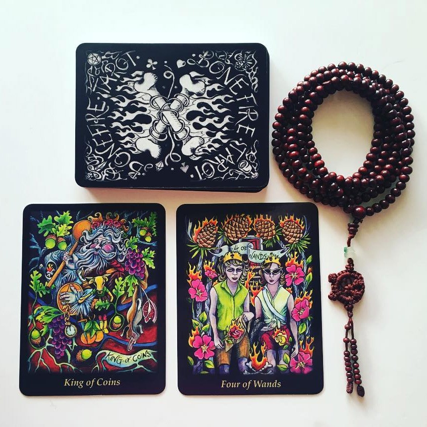 Bộ Bài Bonefire Tarot (Mystic House Tarot Shop) - Bài Gốc Authentic Chính Hãng 100%