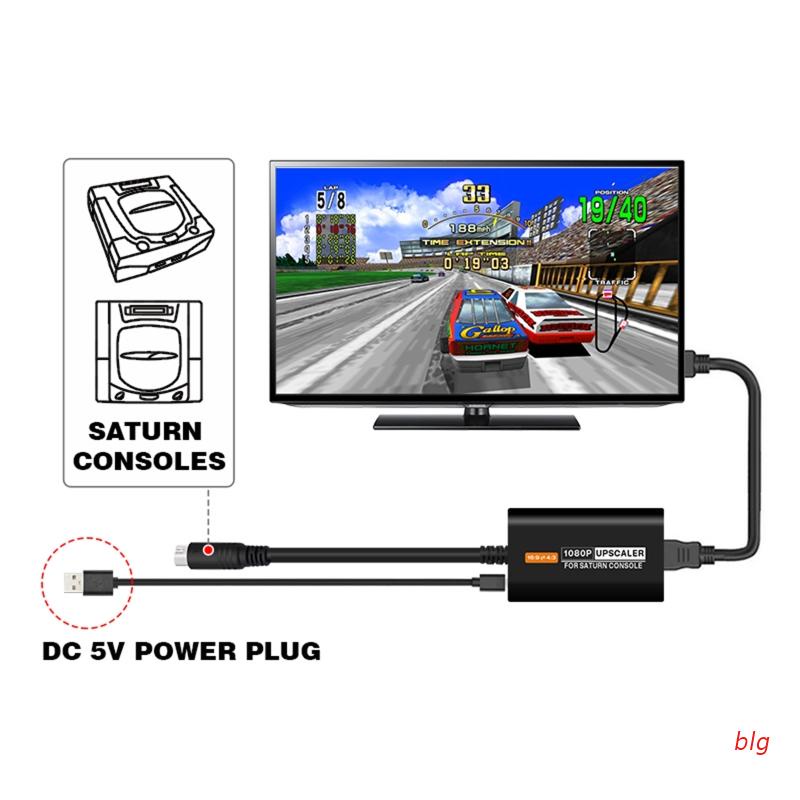 Blg 1080P Bộ Chuyển Đổi Màn Hình TV 4:3/16:9 Hệ Thống Hỗ Trợ PAL/NTSC Cho Saturn