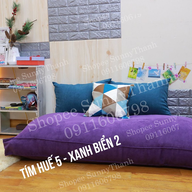 TÍM Vải lông nhung mịn