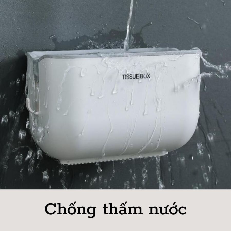 Kệ Đựng Giấy Vệ Sinh Dán Tường Chống Thấm Vi Khuẩn Chất Liệu Nhựa Cao Cấp Siêu Tiện Lợi Kotic_shop