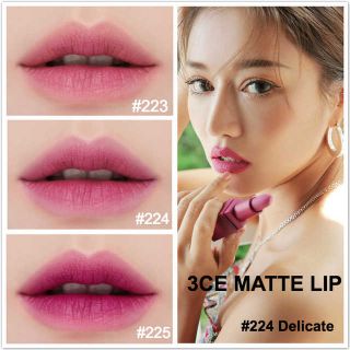 Giảm Giá Son Lì 3Ce Matte Lip Color Mẫu Mới Nhất 2019 Màu 223, 224, 225 -  Beecost