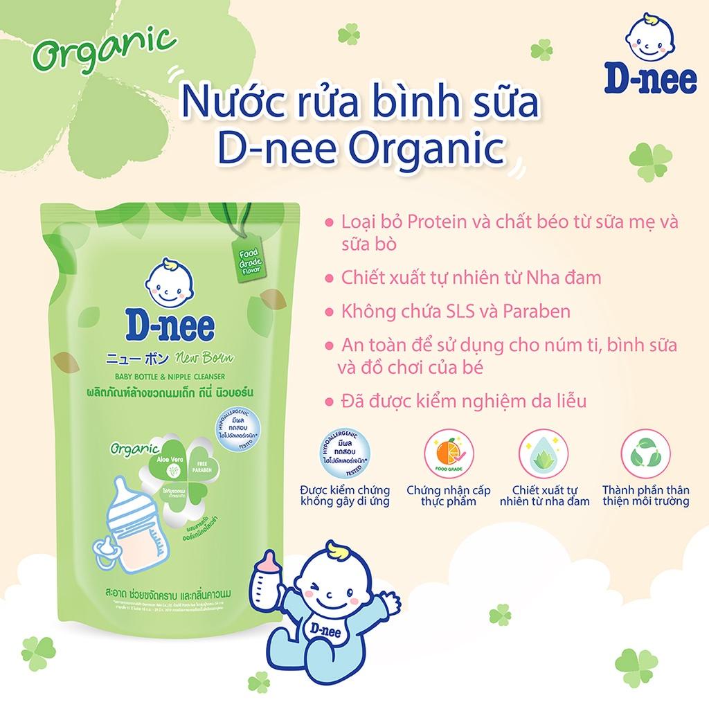 Nước Rửa Bình Sữa Dnee, Tem Đại Thịnh Nhập Khẩu Chính Hãng, An Toàn Cho Bé Sơ Sinh Bé Bò Sữa - Kids