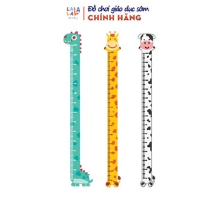 Thước Đo Chiều Cao dán tường cho bé Lalala baby hình con vật đáng yêu