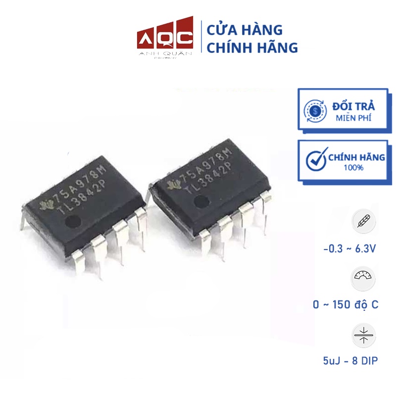 IC TL3842 UC3842 Chân DIP8 Chức Năng