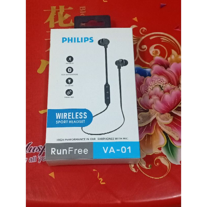 Tai nghe bluetooth thể thao nam châm Philips