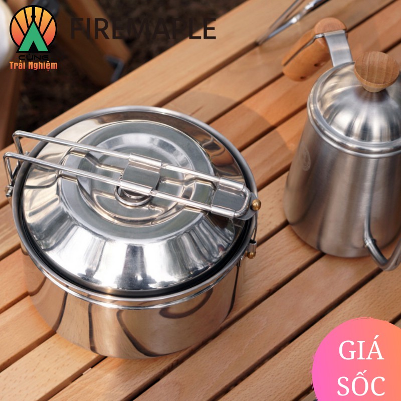 [CHÍNH HÃNG] Nồi Antarcti Thép Không Gỉ Chuyên Dụng Fire Maple Cho Nấu Ăn Ngoài Trời Antarcti stainless steel pot