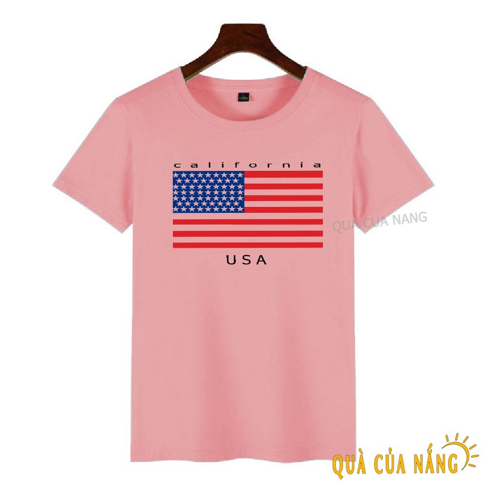 Áo Thun Nữ In Hình Lá Cờ Dễ Thương AT-310 (10 màu) | BigBuy360 - bigbuy360.vn