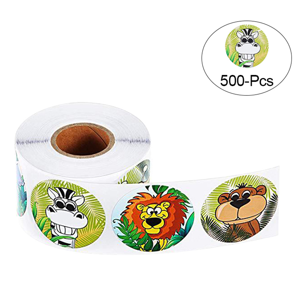 Set 500 miếng dán họa tiết động vật dành cho bé