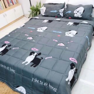 Chăn ga gối chất đũi cotton