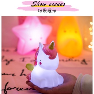 Đèn ngủ led silicon cực cute