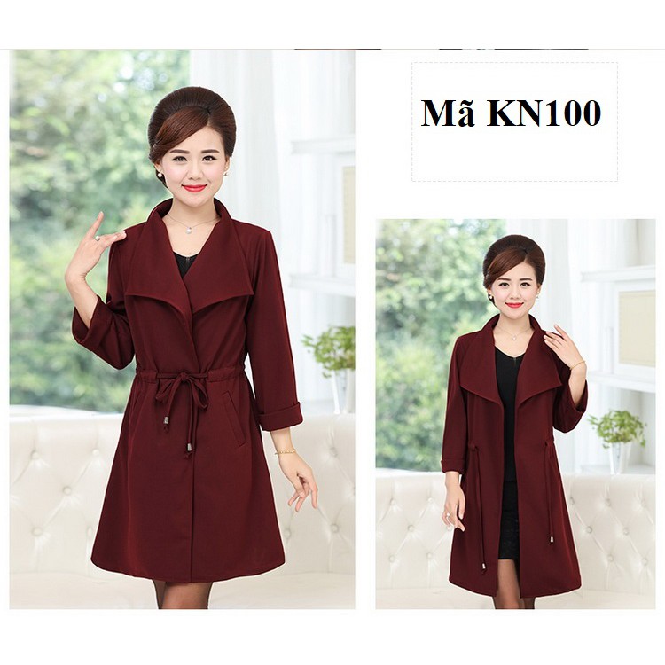 Áo khoác nữ cho độ tuổi trung niên (KN100, KN100 Đỏ)