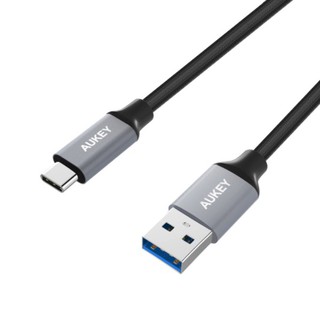 Cáp AUKEY TYPE C Bọc dù - siêu bền chắc