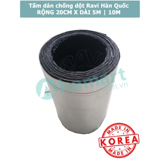 Băng keo chống thấm Bitumen tự dính Ravi Hàn Quốc 20cm x 5m | 20cm x 10m