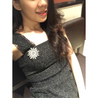 Đầm chữ A, vải bố