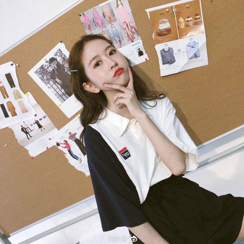 áo thun polo ulzzang order áo cộc ngắn tay trắng có cổ dáng hàn quốc KÈM ẢNH THẬT | BigBuy360 - bigbuy360.vn