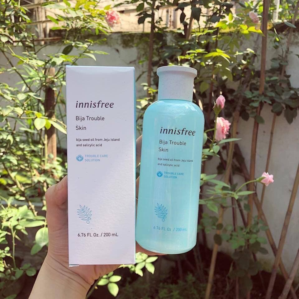 Toner Nước cân bằng da Innisfree Jeju Bija Trouble Skin