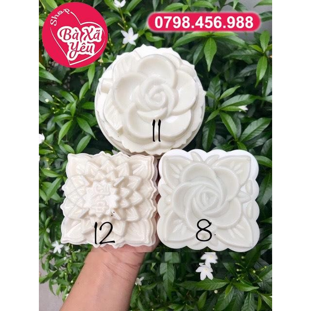 Combo 4 khuôn bánh trung thu , rau câu 3D - BX2463