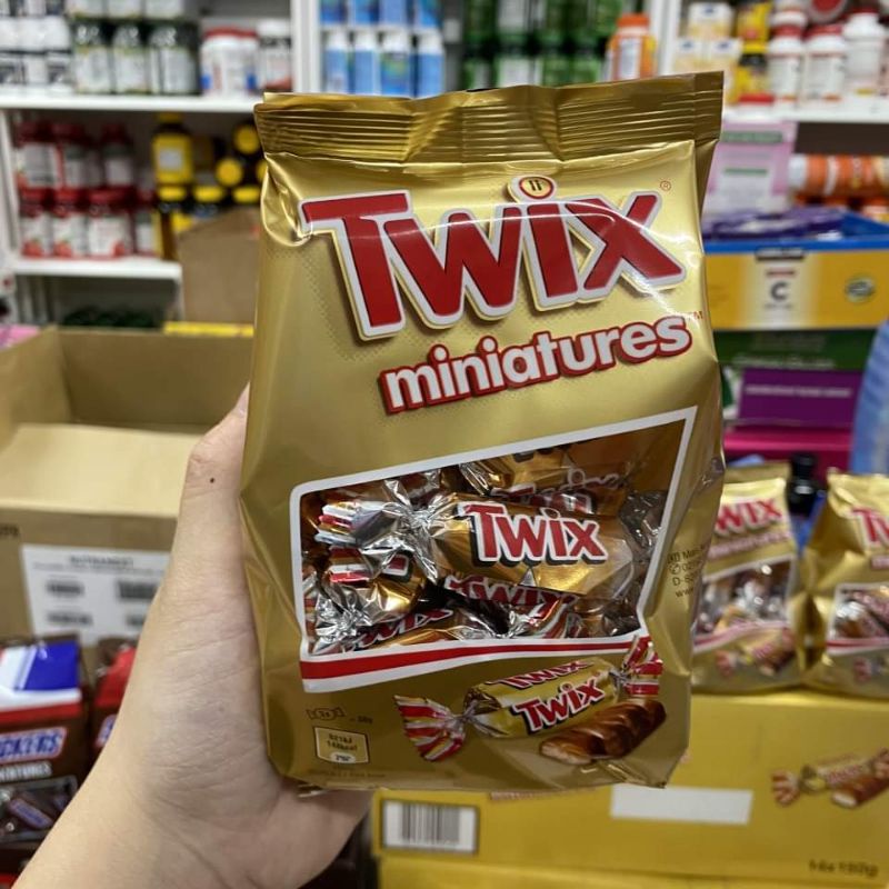 Twix Kẹo socola chocolate Twix miniatures 100g