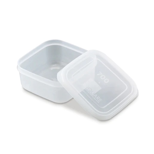 Daiso Hộp Nhựa Đựng Thực Phẩm 1700Ml Plastic Food Container Square