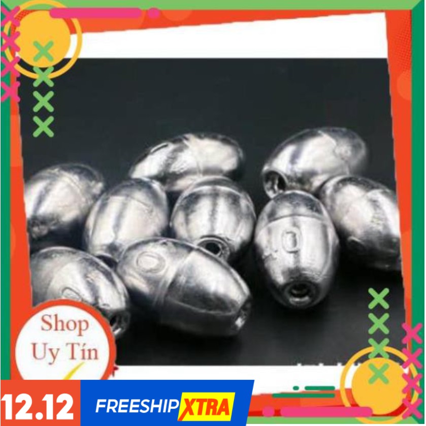 chì câu cá đủ size từ 0,5g-40g