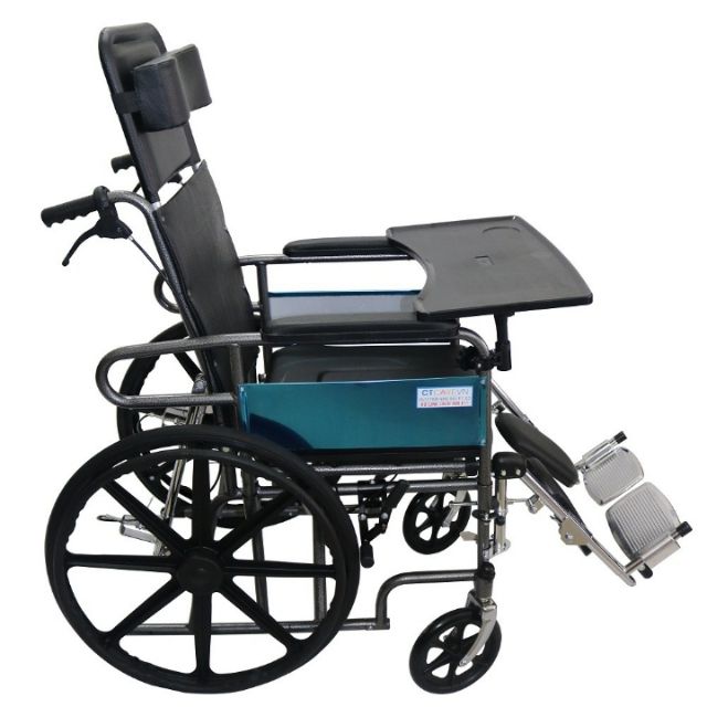 Bàn ăn lắp xe lăn