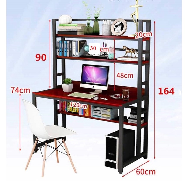 Bàn học sinh chân sắt mặt gỗ MDF 1m2 Rẻ Nhất shoppe