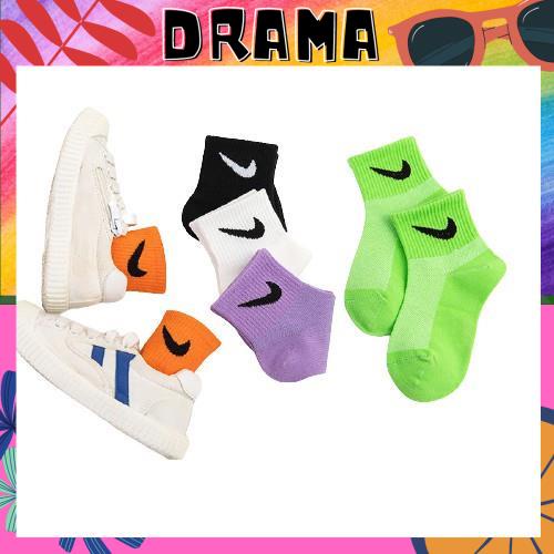 Tất trẻ em, vớ cho bé từ 1 tuổi - 15 tuổi NIKEI cotton mềm nhẹ kháng khẩn hàng cao cấp PHỤ KIỆN DRAMA TAT022