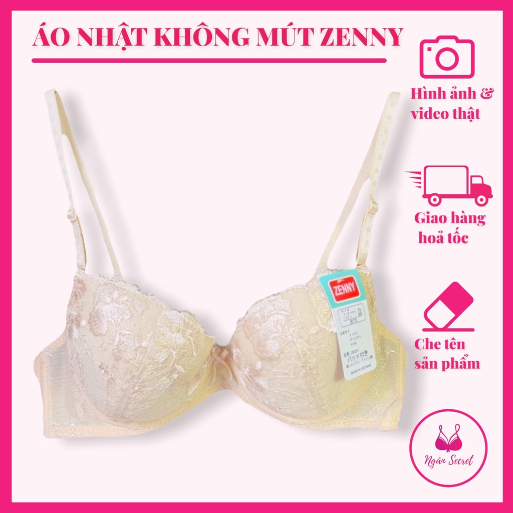 Áo lót Nhật, không mút có gọng, áo ngực xuất Nhật Zenny