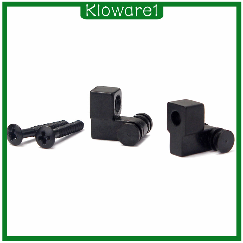 [KLOWARE1]Durable Iron Electric Guitar Replacement String Retainer Guides Pack of 2