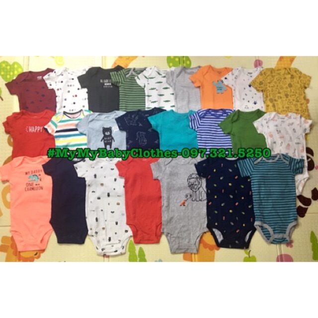 Set 5 body Carter's xuất dư 3-24m (nhiều mẫu ngẫu nhiên theo giới tính và size)