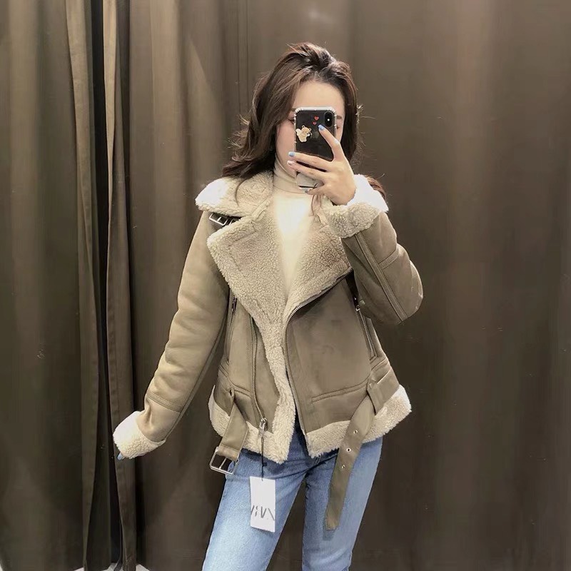 Áo jacket nữ da lộn lót lông chất đẹp hàng quảng châu áo khoác mùa đông phong cách Hàn Quốc 2021 Kozoda AK8 | WebRaoVat - webraovat.net.vn