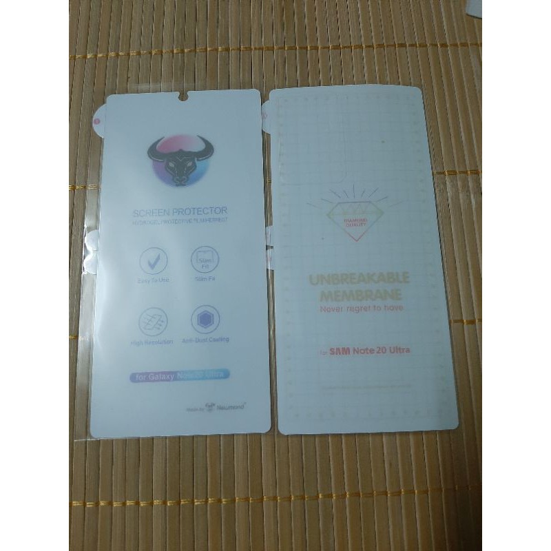 DÁN PPF MẶT TRƯỚC + MẶT SAU trong suốt cho SAMSUNG NOTE 10/ NOTE 10 PLUS / NOTE 20 / NOTE 20 ULTRA