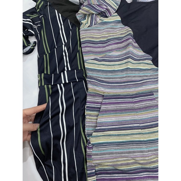 Jumpsuit kẻ phối xuất dư xịn