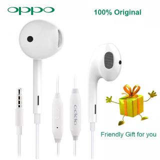 OPPO R11 Earphone Storage Box Frinedly Gift with 3.5mm Plug Wire Controller Headset for OPPO R15 OPPO Find X F7 F9