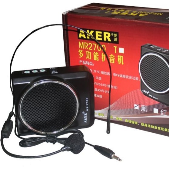 Loa trợ giảng Aker MR-2700 Gọn nhỏ cho phòng học rộng - Chống rú hú tốt