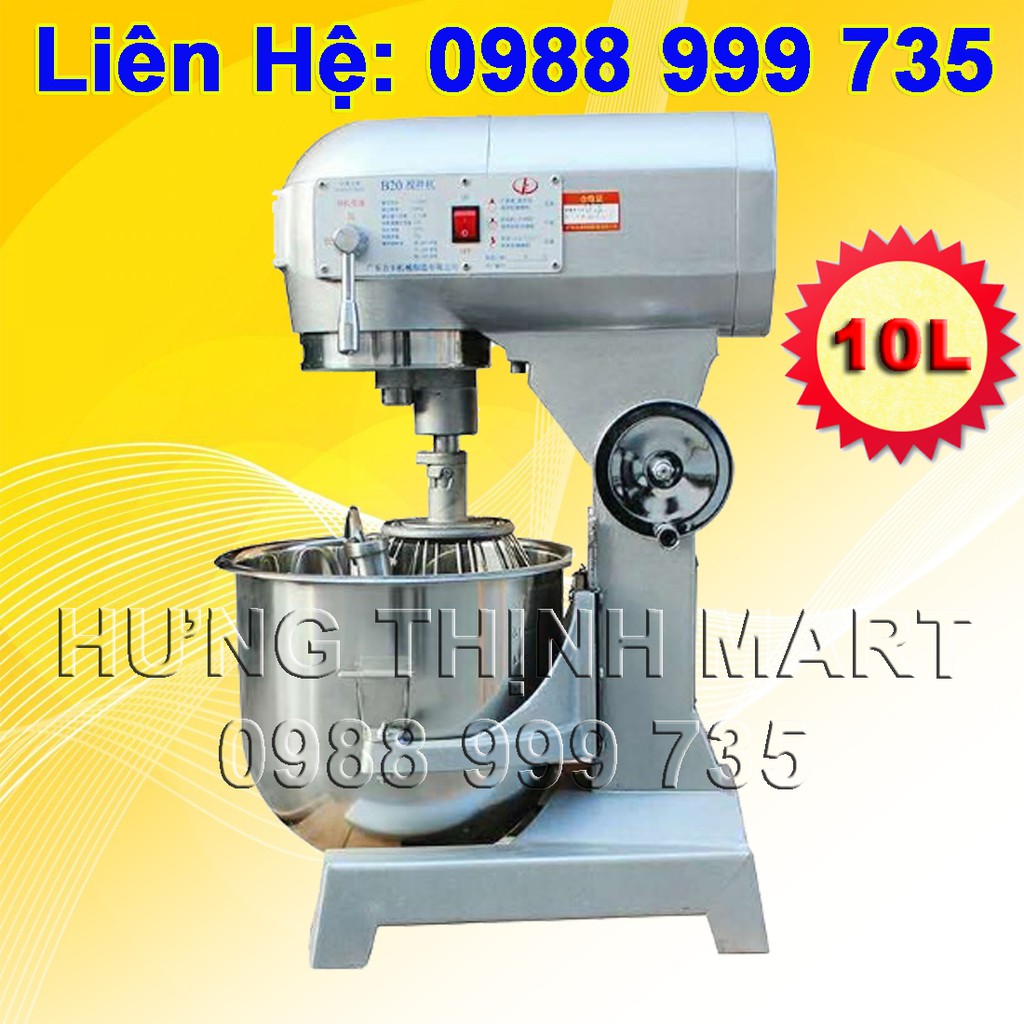 Máy trộn bột nhào bột làm bánh B10 (10L)