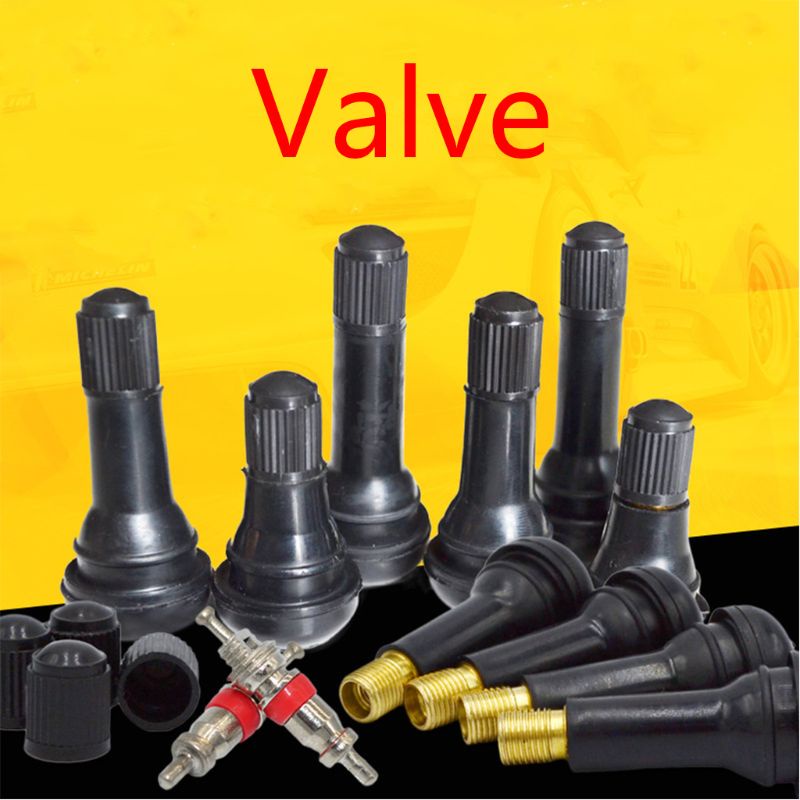 Set 100 Vòi Phun Lốp Xe Hơi Không Ruột Dễ Lắp Đặt Chuyên Dụng