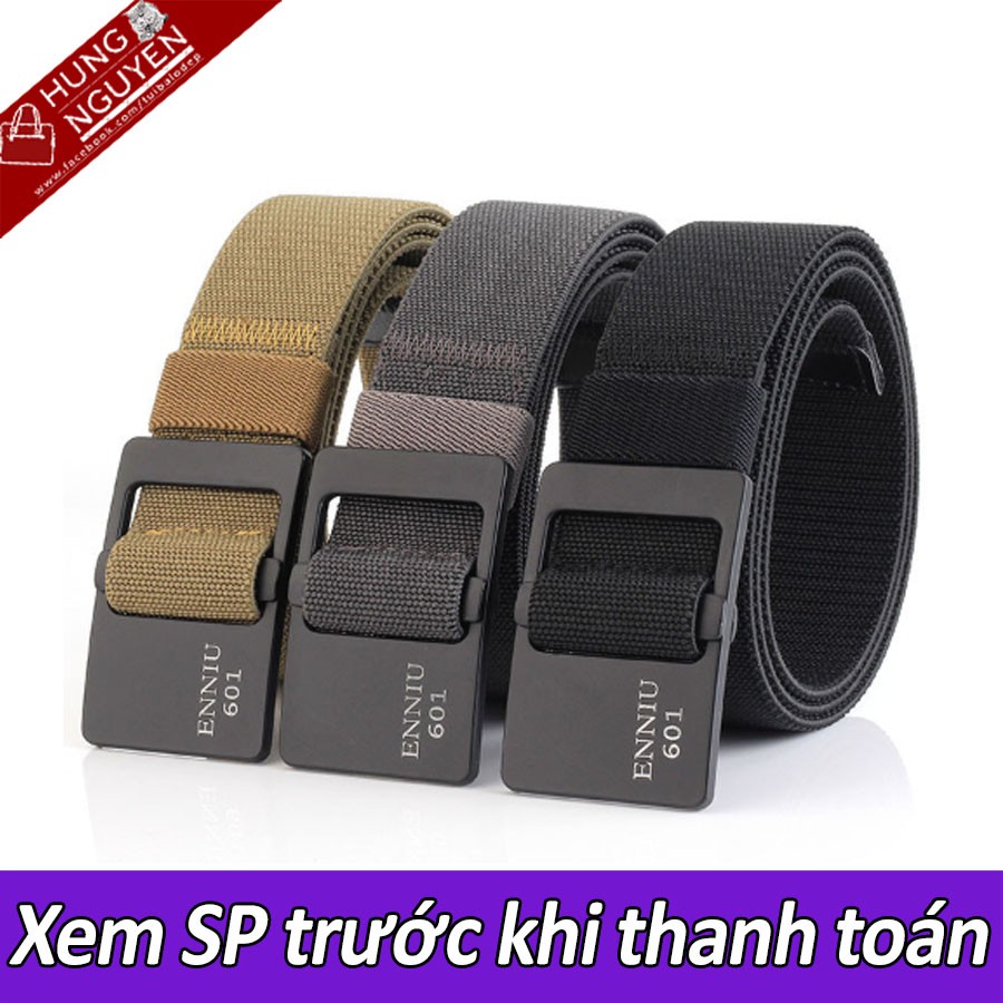 Thắt lưng nam vải bố canvas cao cấp 2019