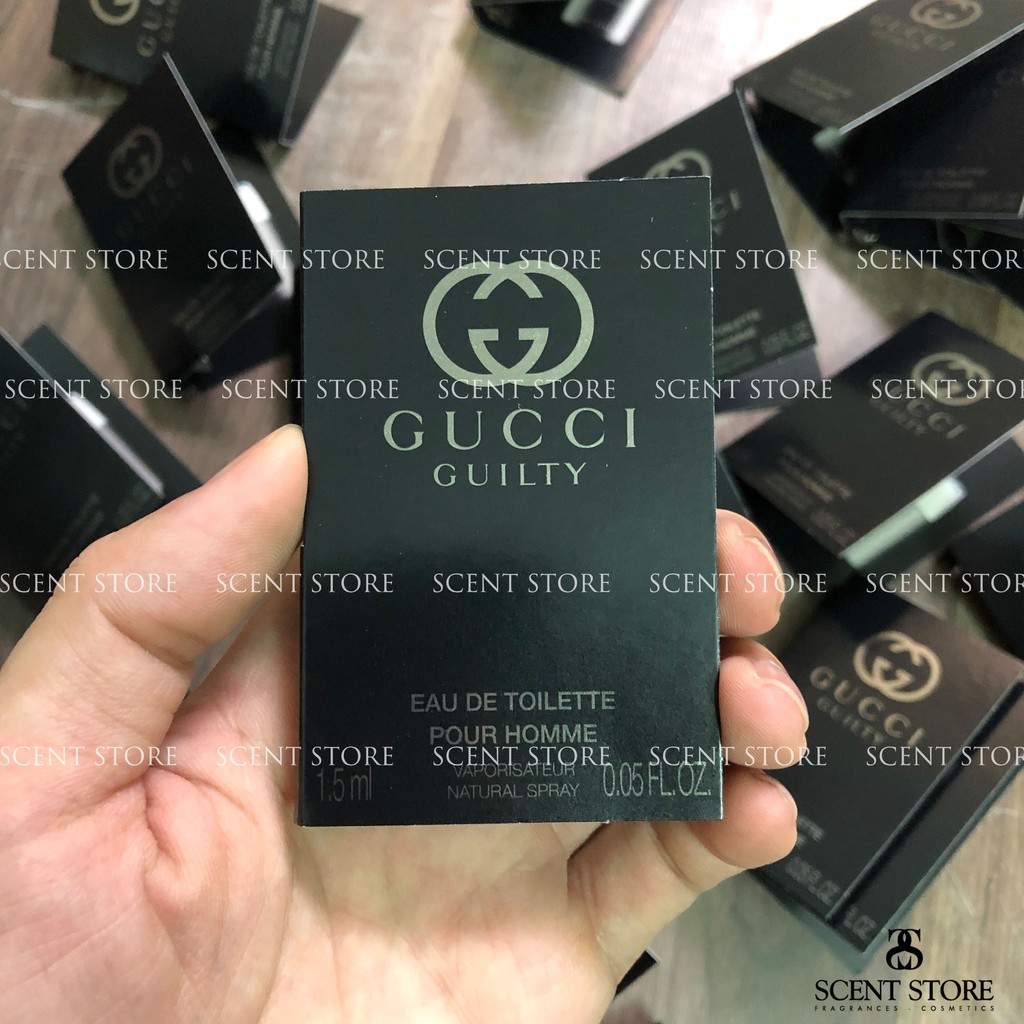 Scentstorevn - Vial chính hãng nước hoa Gucci Guilty Pour homme Edt, Edp