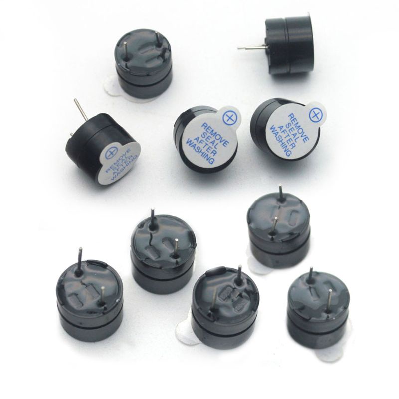 Set 10 Còi Báo Động Utake 5V 12X9.5mm Siêu Mỏng