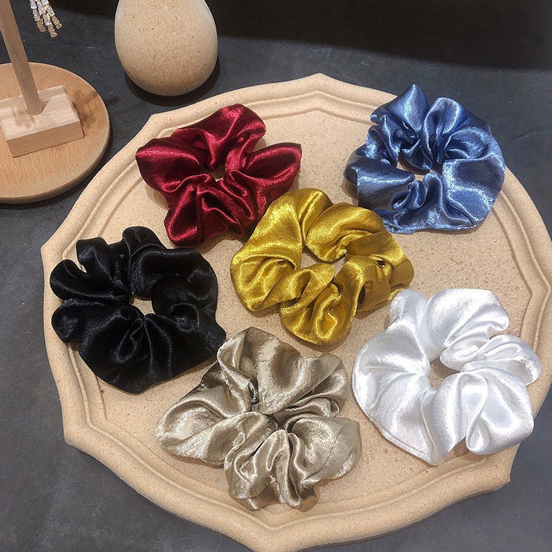 Dây cột tóc nữ Chất vải SILK óng ánh Scrunchies